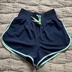 Athleta High Rise Weekender Stripe Run Short